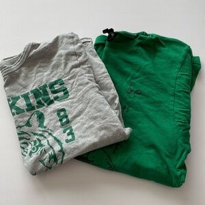 Gap Stranger Things Hawkins High shirt/dinosaur shirt lot of 2